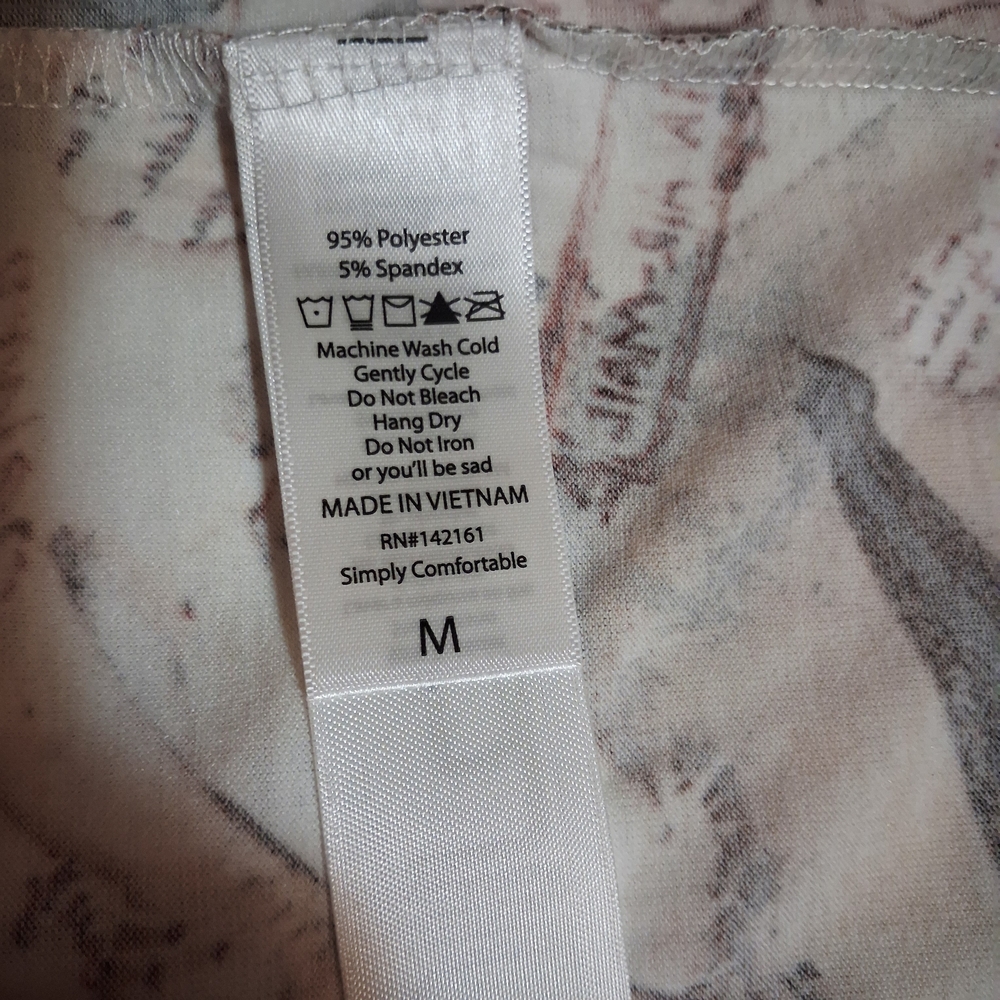 Lula Roe Amber Lightweight Hoodie Floral Eiffel Tower Print NWT Size M - Picture 6 of 8